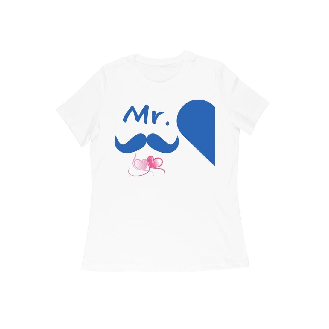 Men’s Half Sleeve Round Neck T-Shirt – Couple T Shirt – Mr.